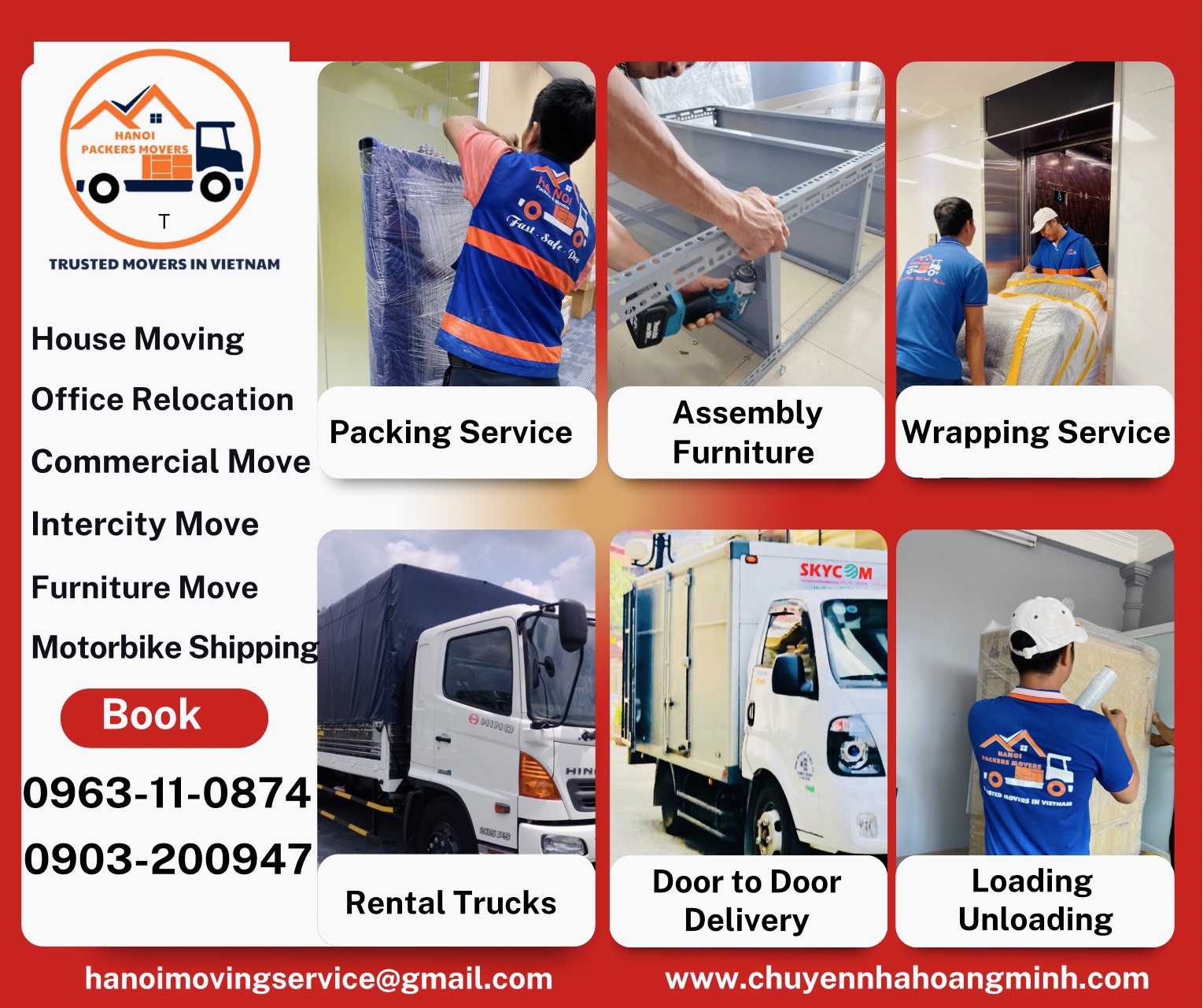 Hanoi Packers Movers provide moving service 